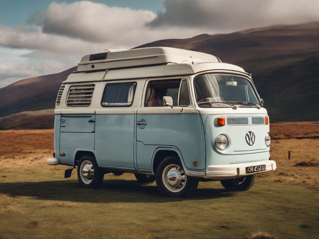 A picture of a campervan