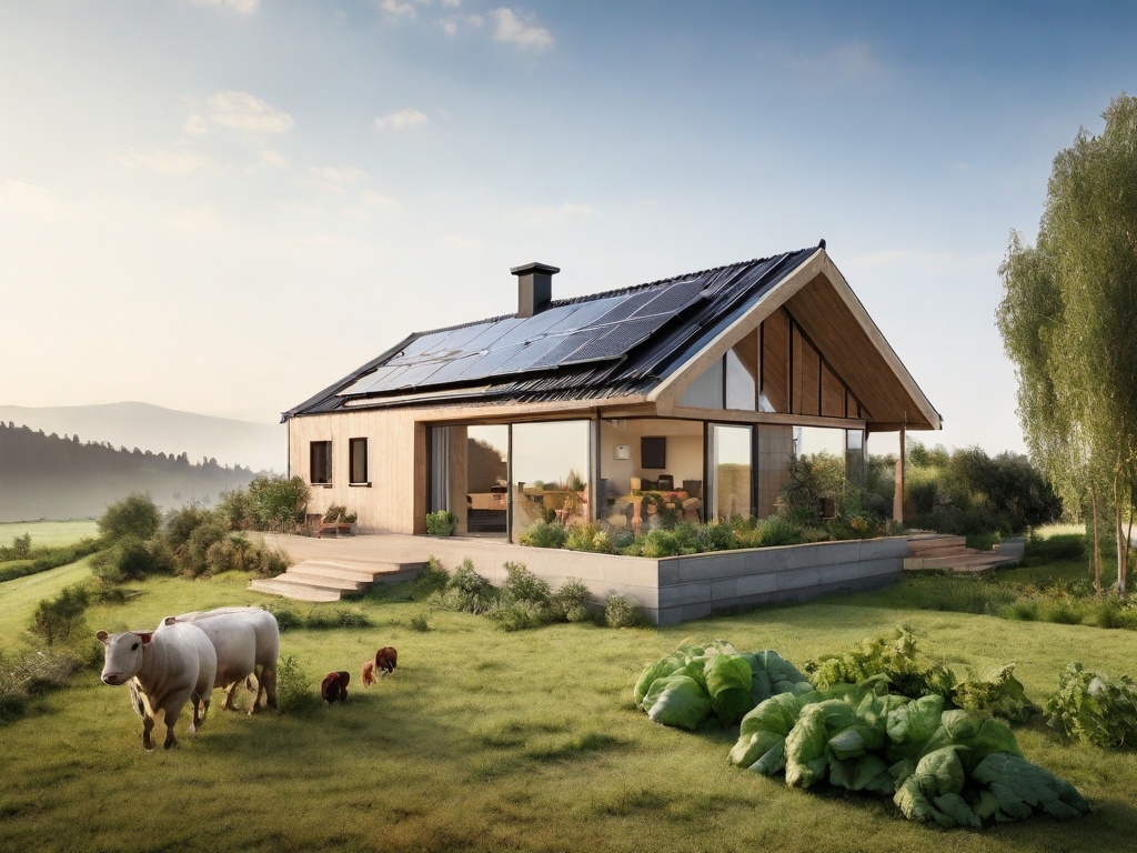 An off-grid house