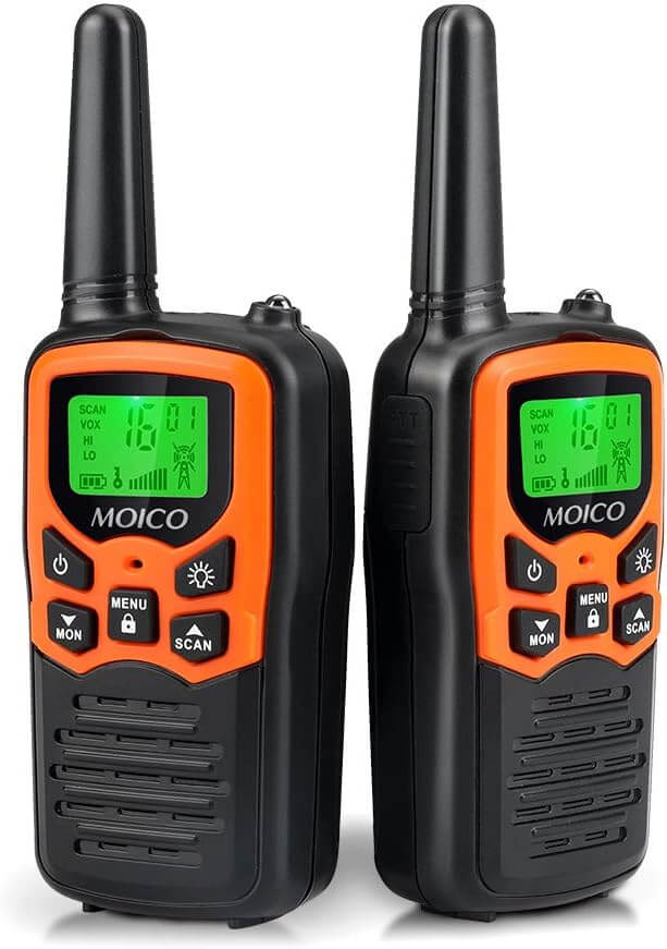 MOICO Long Range Walkie Talkies for Adults with 22 FRS Channels