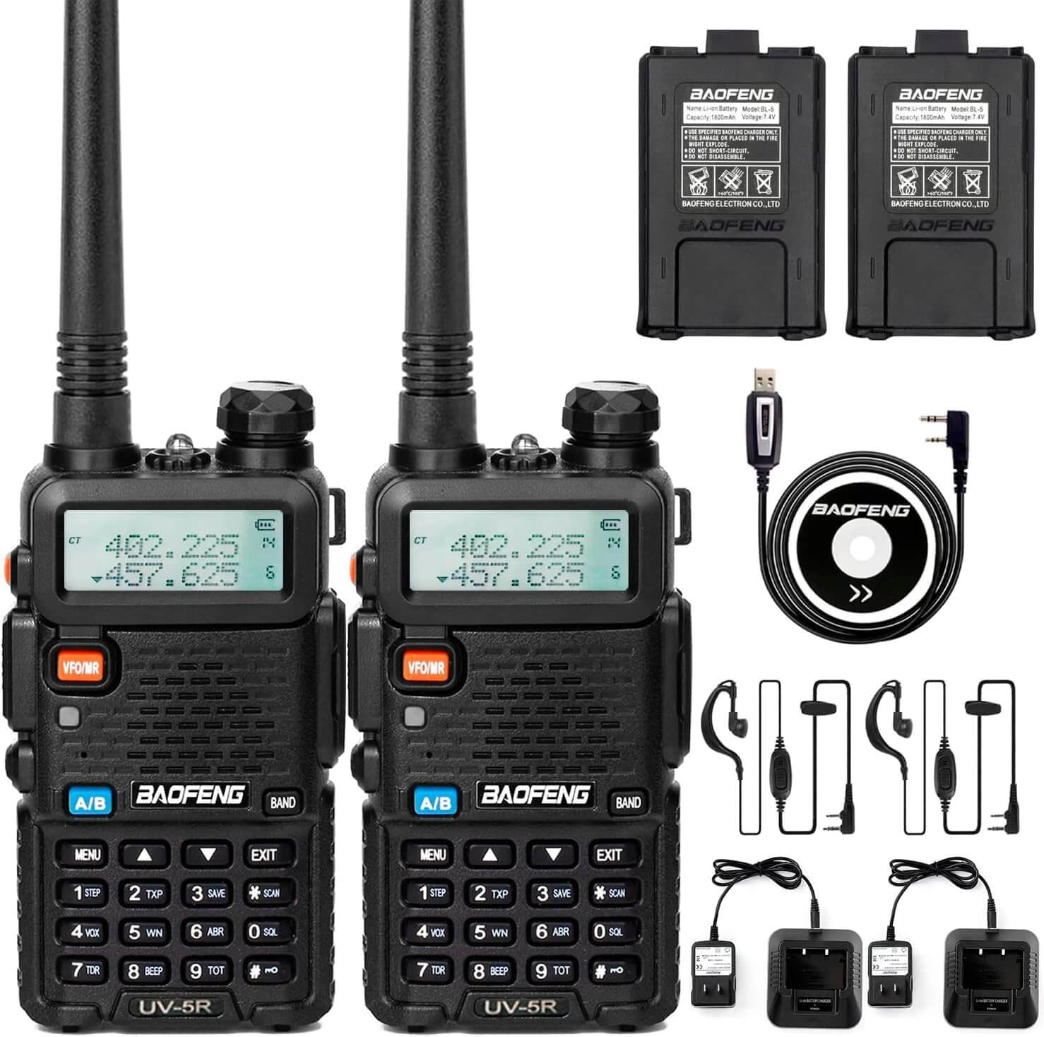 Baofeng UV-5R Dual Band Two-Way Radio