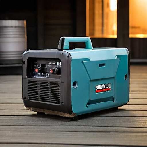 A portable inverted generator