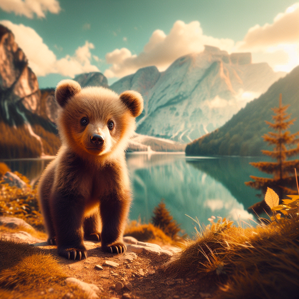 Benny the Curious Bear Cub