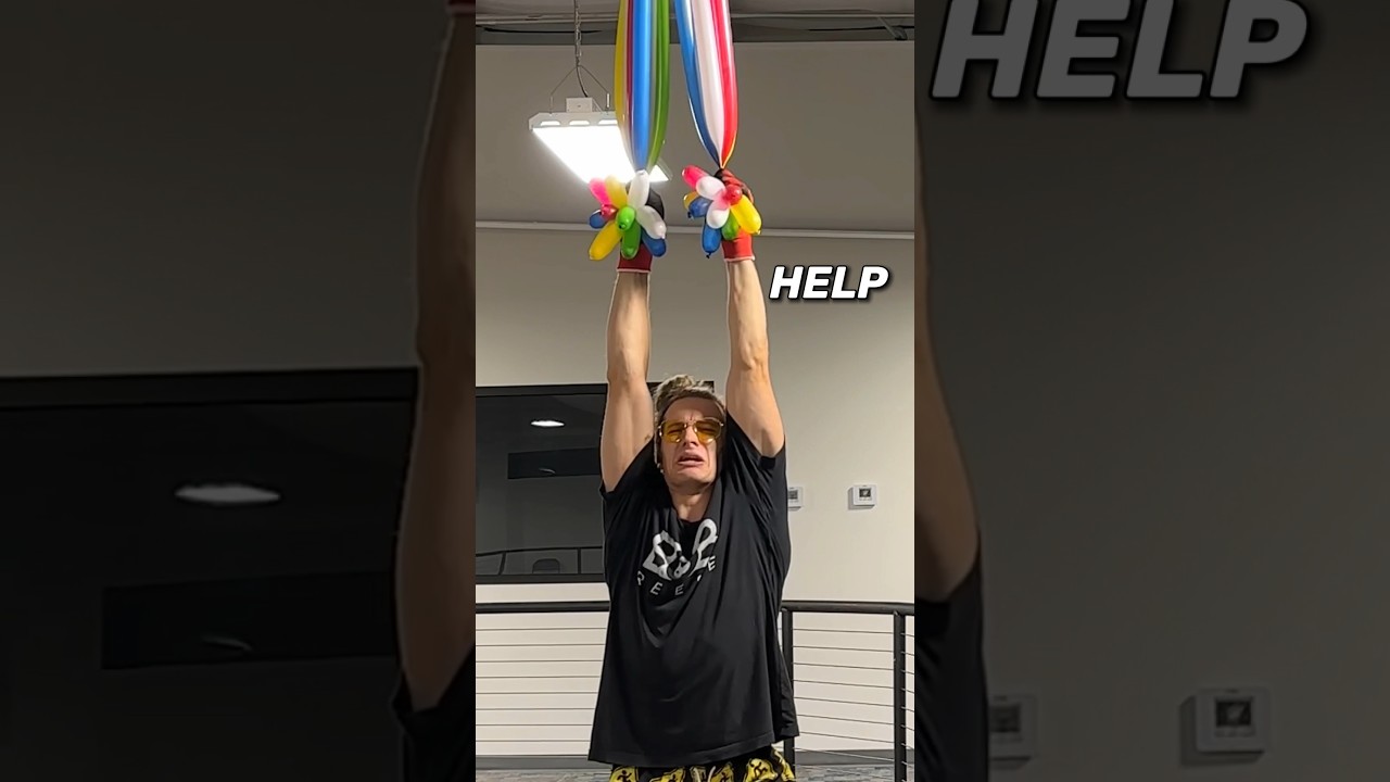 HOW MANY BALLOONS CAN HOLD MY WEIGHT? 😂