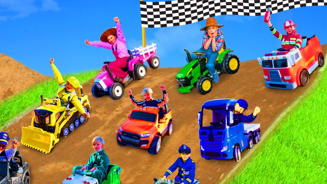 The Kids host a Toy Car Race