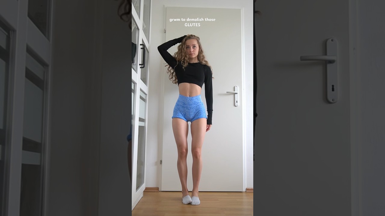 pre-glute workout morning routine 🍑❤️‍🔥 #morningroutine #glutesworkout #gymgirl #gymshorts