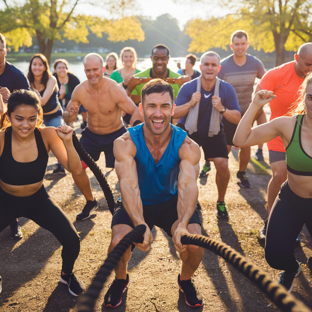 HIIT outdoor training