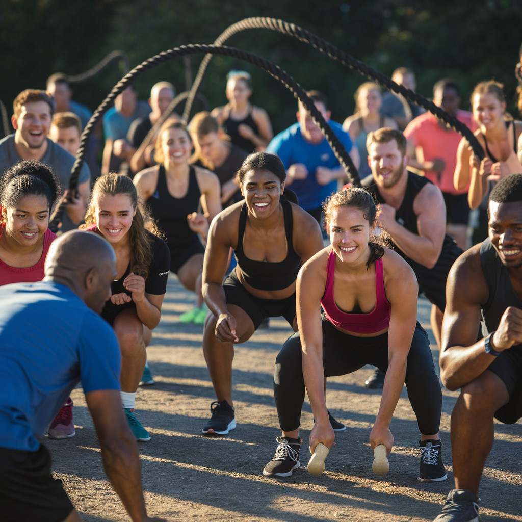 HIIT outdoor training