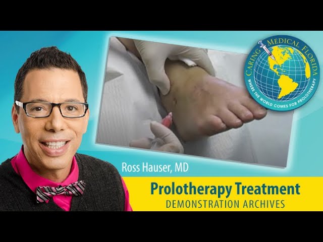 PRP and Stem Cell injection treatment to an ankle