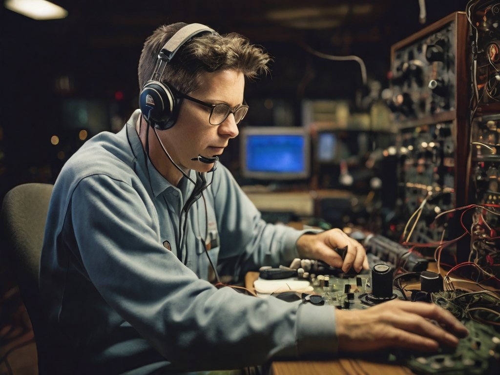 A ham radio operator